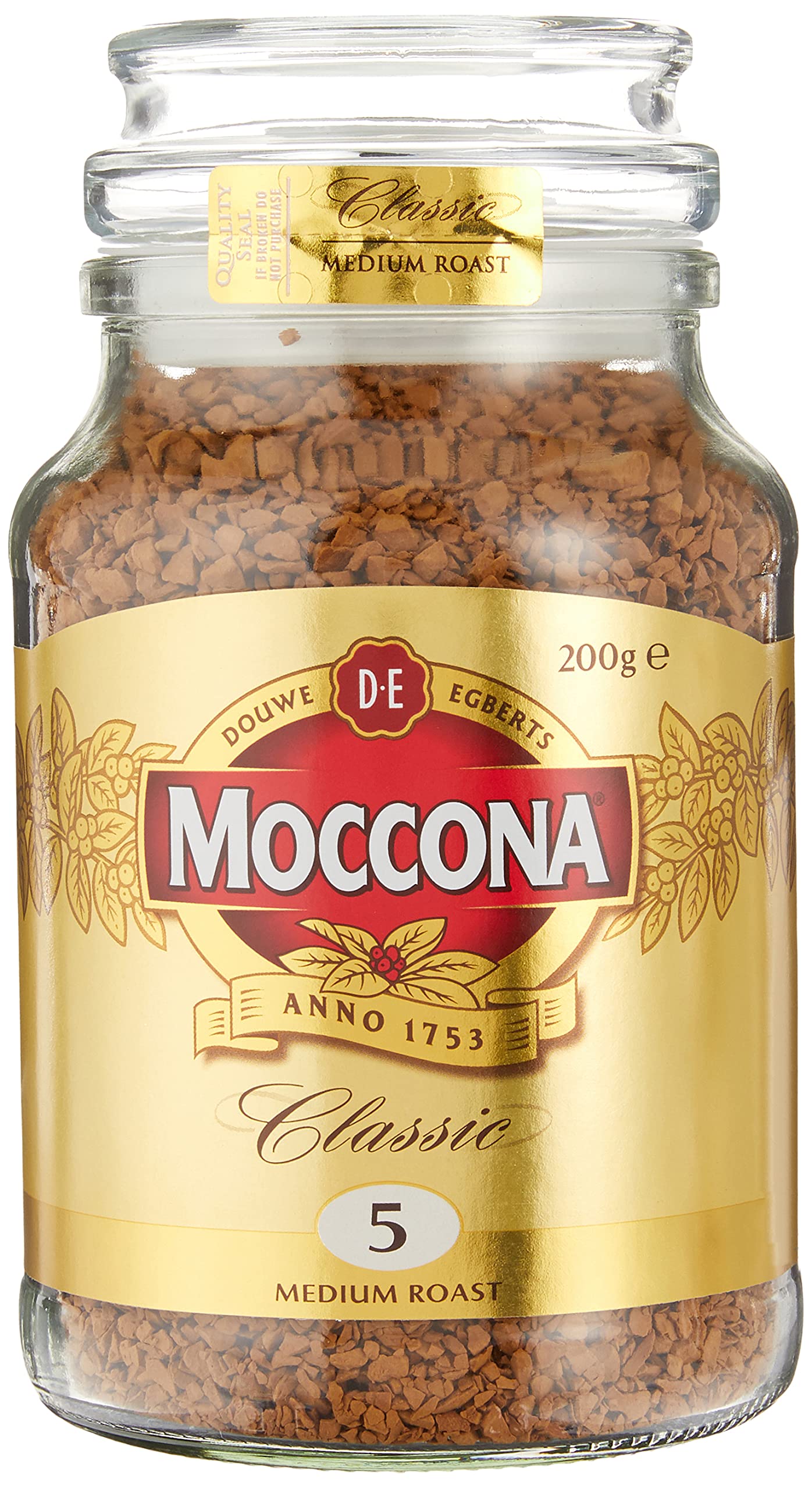 Moccona Freeze Dried Instance coffee 200g (classic (Medium Roast))