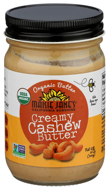 Maisie Jane's Organic Cashew Butter, 12 Oz