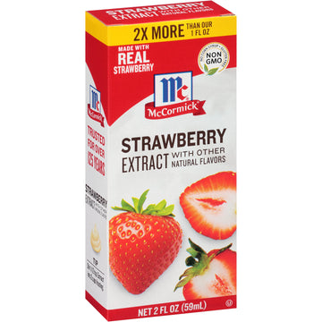 Mccormick Strawberry Extract With Other Natural Flavors, 2 Fl Oz