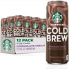 Starbucks Cold Brew Coffee, Chocolate Cream, 11 Fl Oz Cans (12 Pack), Premium Coffee Drink, Iced Coffee