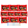 Samyang Buldak Hot Spicy Chicken Ramen Noodle Korean Stir-Fried Ramen, X2 Spicy Flavor, 5 Pack For Each Flavor (10, 2X Spicy)
