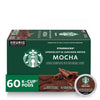 Starbucks Mocha Flavored K-Cup Coffee Pods, 100% Arabica, 60 Pods (6 Boxes)