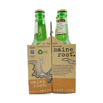Maine Root Soda Ginger Brew, 12 Fl Oz, 4 Pack, Model 0862284000080