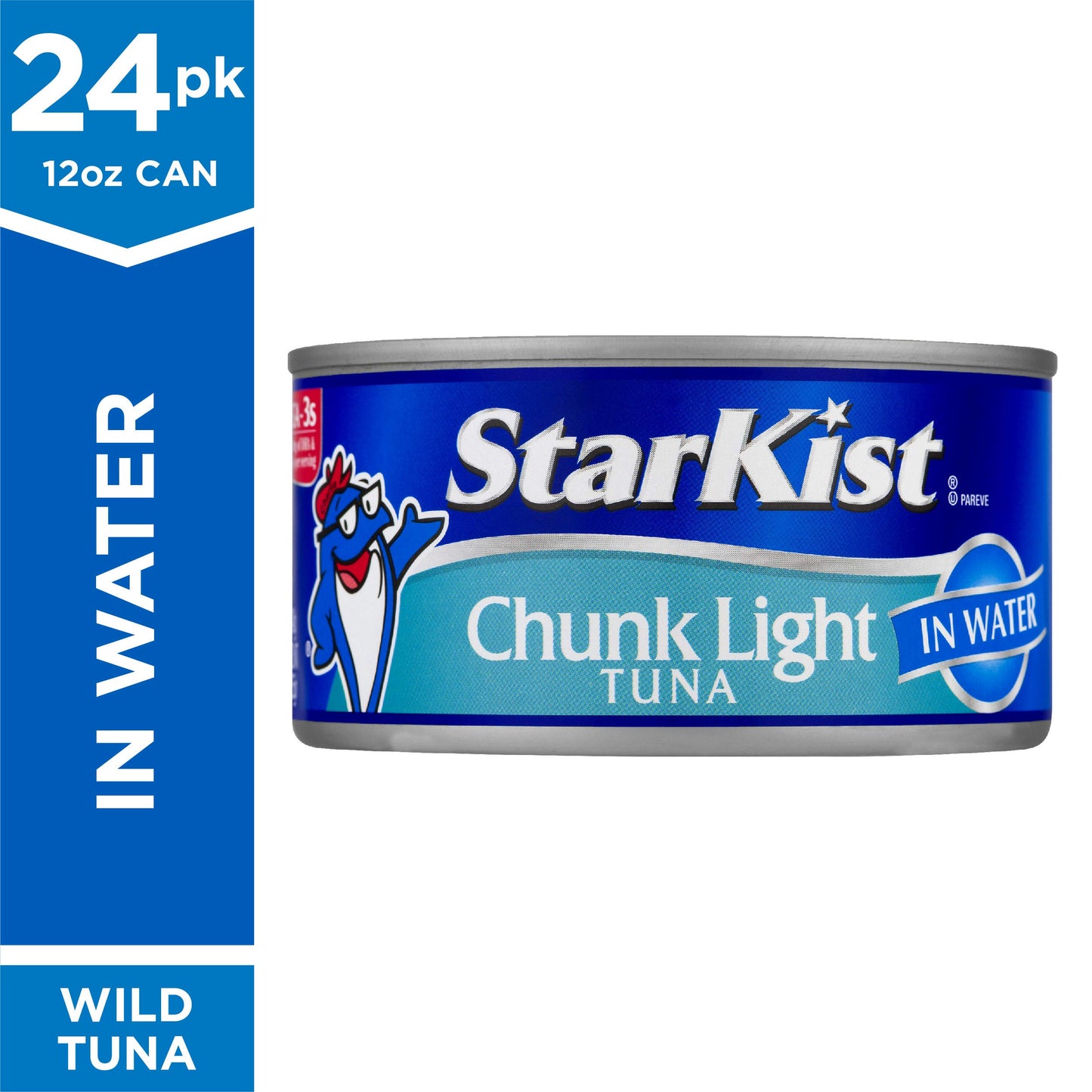 Starkist Chunk Light Tuna In Water, 12 Oz, Pack Of 24