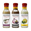 BRIANNAS Marinade Variety Pack - Roasted Garlic Herb, Classic Steak, Citrus Mediterranean - 12 oz Bottles - 3 Pack, Gluten Free