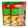 Grace Johnny Cake Fried Dumplings Mix 9.5oz - 2 Pack of Jamaican Cake Mix for Making Caribbean Cornmeal Pancakes, Southern Hoecakes & Caribbean Bakes