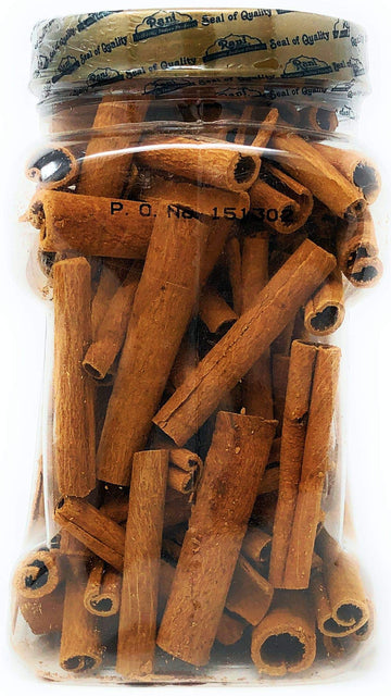 Rani Cinnamon Sticks, All Natural, Vegan, Gluten Friendly, 14oz (400g) - Cassia Round Sticks in PET Jar