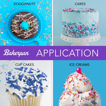 Bakerpan Blue And White Jimmies Sprinkles - 4.3 Ounces Sprinkles For Cake Decorating - Edible Blue Sprinkles For Cupcakes, Ice Cream, Cake Decorations (Made In Usa)