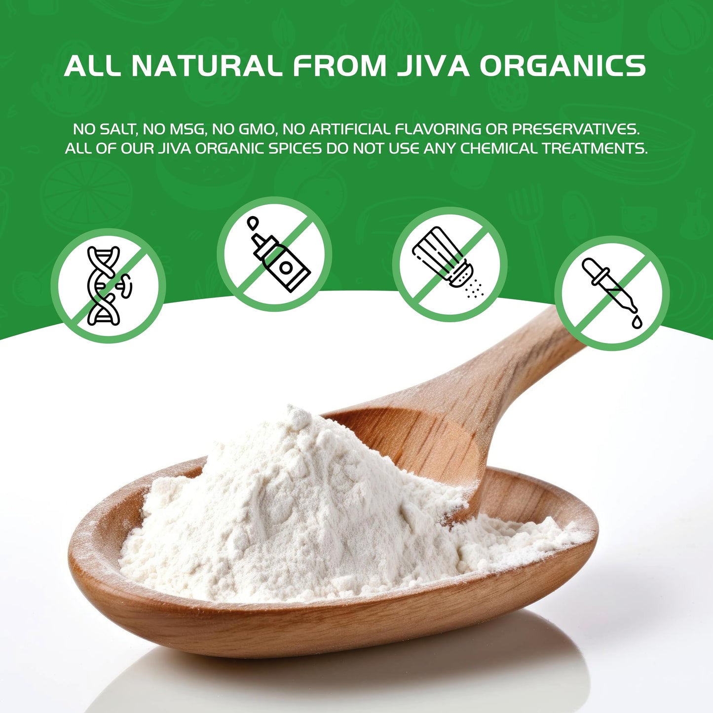 Jiva Organics Organic Arrowroot Flour (Powder) 8 Ounce Bag - Raw, Non-GMO