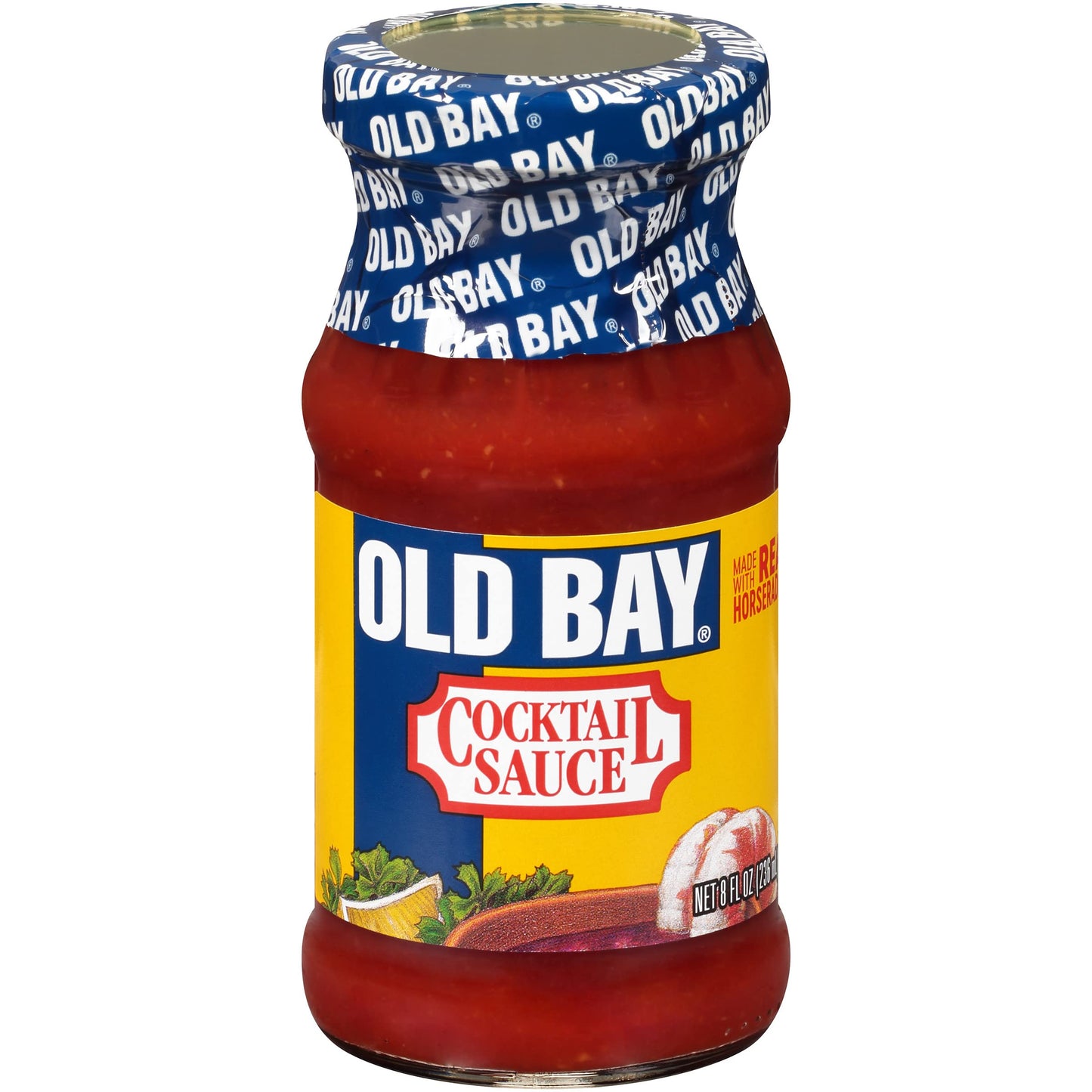 OLD BAY Cocktail Sauce, 8 fl oz, Perfect for Seafood Dishes, Pack of 1