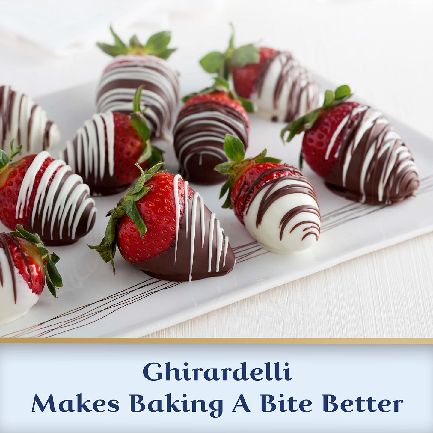 GHIRARDELLI White Vanilla Flavored Melting Wafers, 10 oz Bag (6 bags)