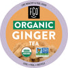 FGO Organic Ginger Tea K-Cup Pods - Caffeine-Free, Keurig Compatible, 24 Count, Pack of 1