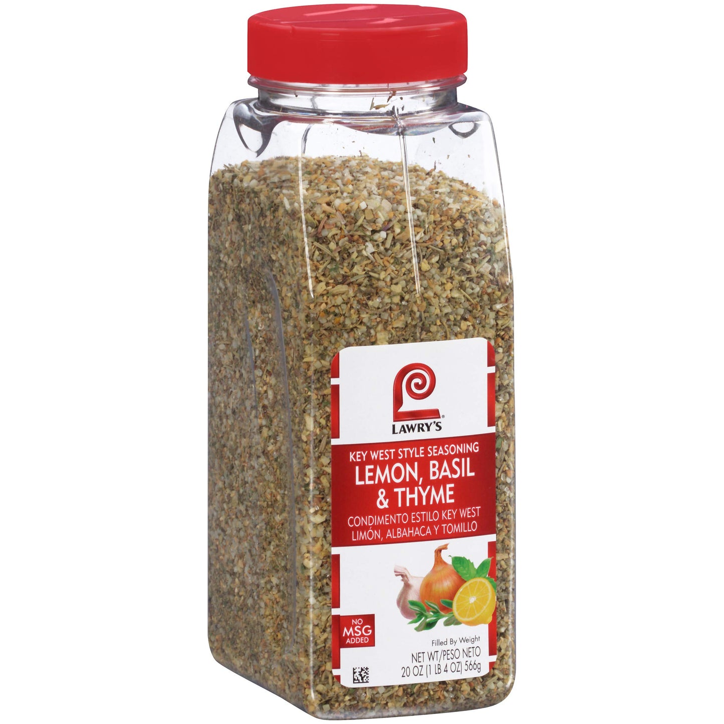 Lawrys Key West Style Lemon, Basil & Thyme Seasoning, 20 oz - One 20 Ounce Container of Lemon, Basil and Thyme Seasoning for Me