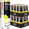 LIFEAID FITAID Recovery Blend, 100% Clean, No Artificial Colors or Flavors, 12 Fl Oz, Pack of 24, Clear