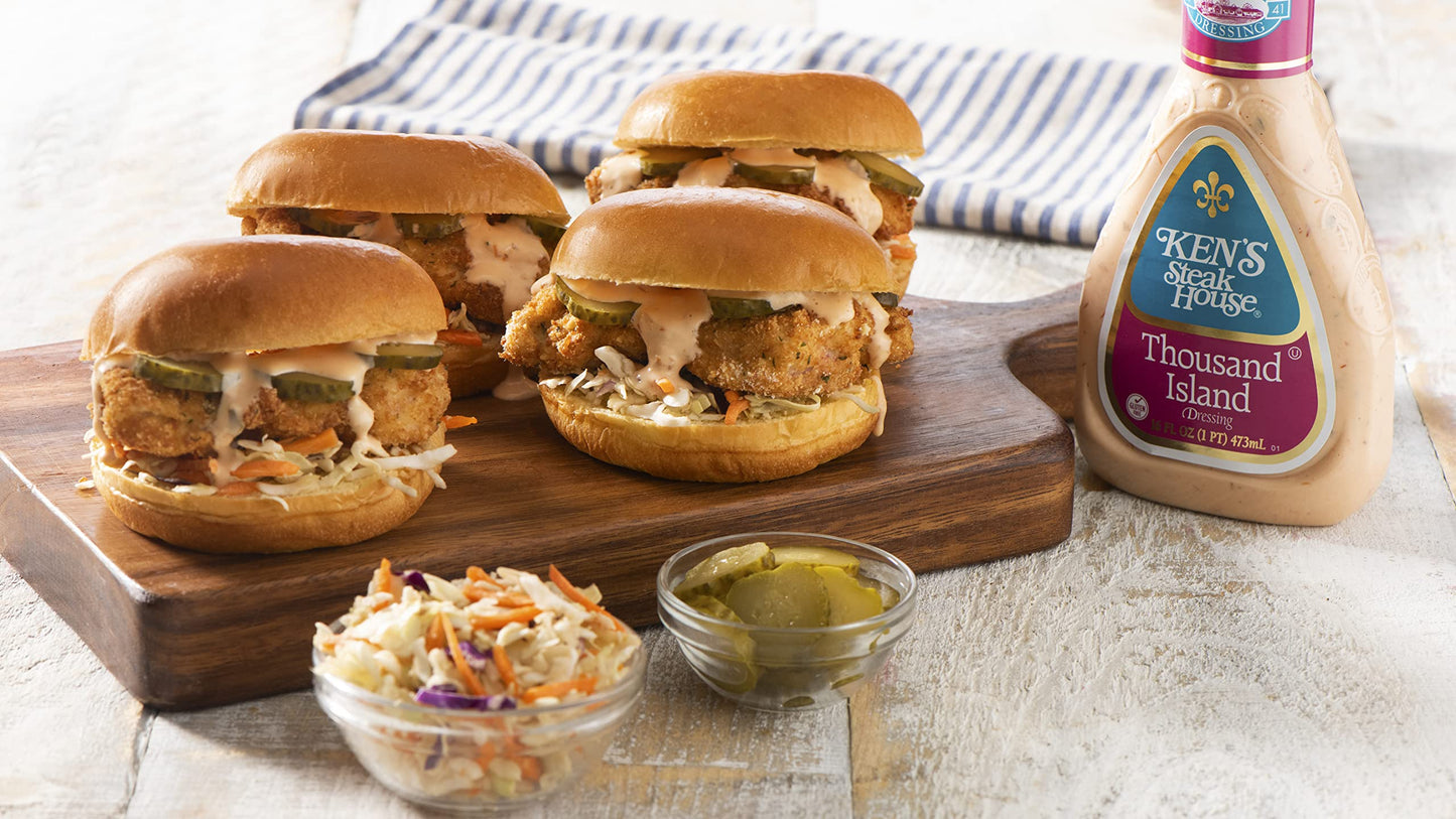 Ken's Steak House Thousand Island Dressing (Thousand Island, 16 Fl Oz (Pack of 2))