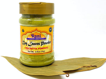 Rani Bay Leaf (Leaves) Powder 2.4Oz (70G) Pet Jar ~ All Natural | Gluten Friendly | Non-Gmo | Vegan | Indian Origin (Tej Patta)