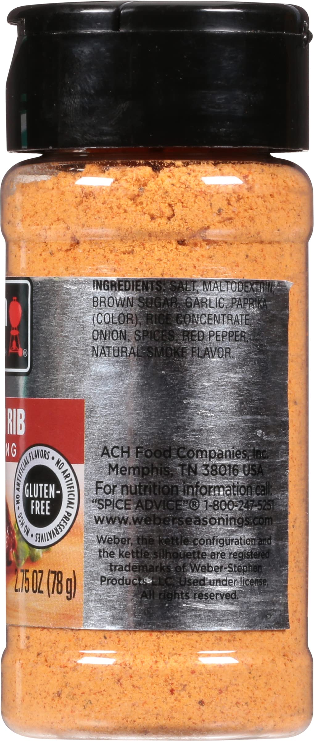 Weber Chicken 'N Rib Seasoning, 2.75 oz Shaker - Perfect for Grilling, BBQ, and Flavoring Meats