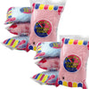 Fruidles Cotton Candy Blue and Pink Party Flavors Supplies Birthday Treats for Kids, Kosher, 3oz Bag (6-Pack)