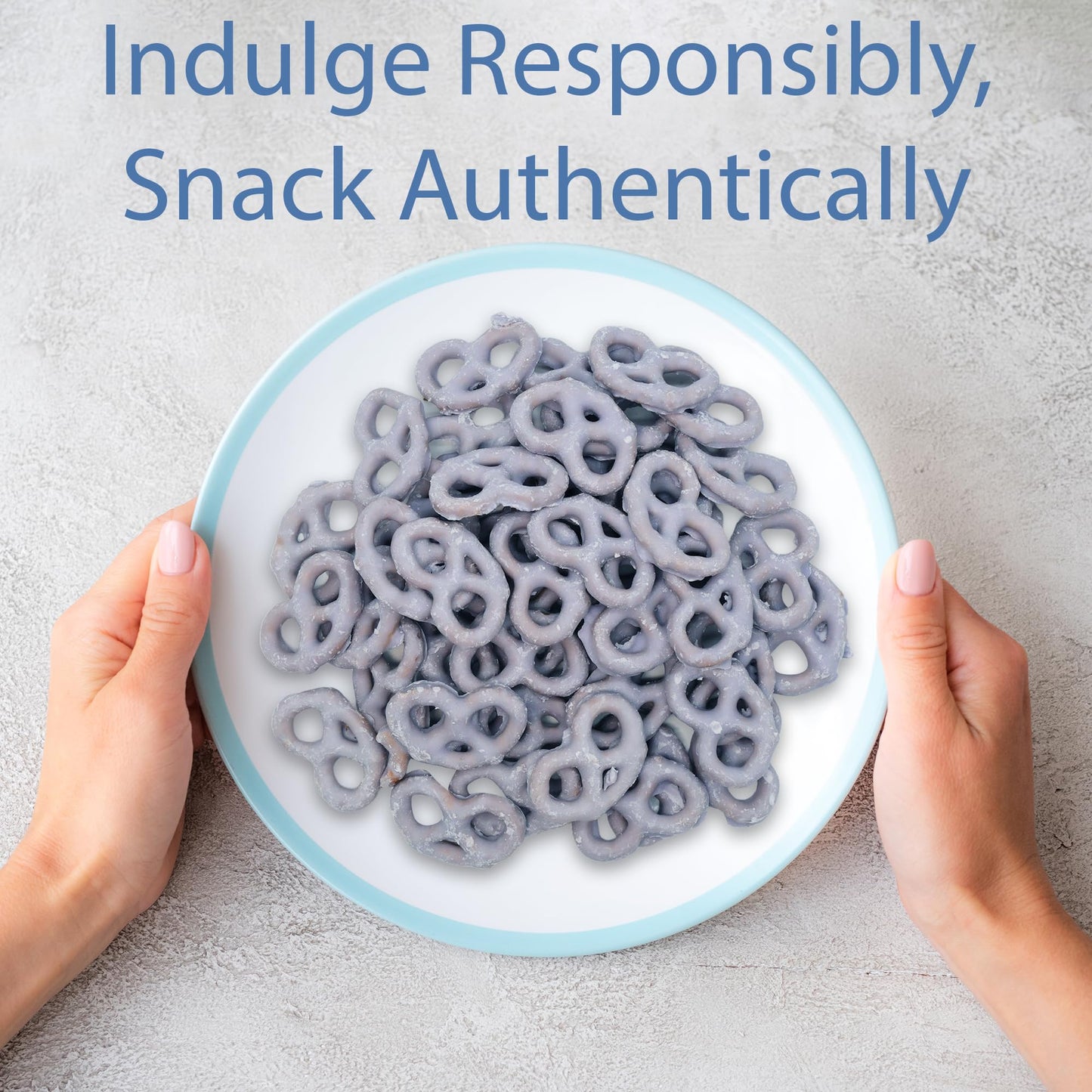 Hayden Valley Foods Blueberry Yogurt Covered Pretzels - 5 Oz Bags (Pack Of 3) - No Artificial Flavors, Preservatives Or Colors -