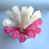 Classic Rock Candy Sticks, Sugar Rock Crystal Lollipops, Individually Wrapped (Pack Of 18, Baby Girl (Pink Cherry And White))