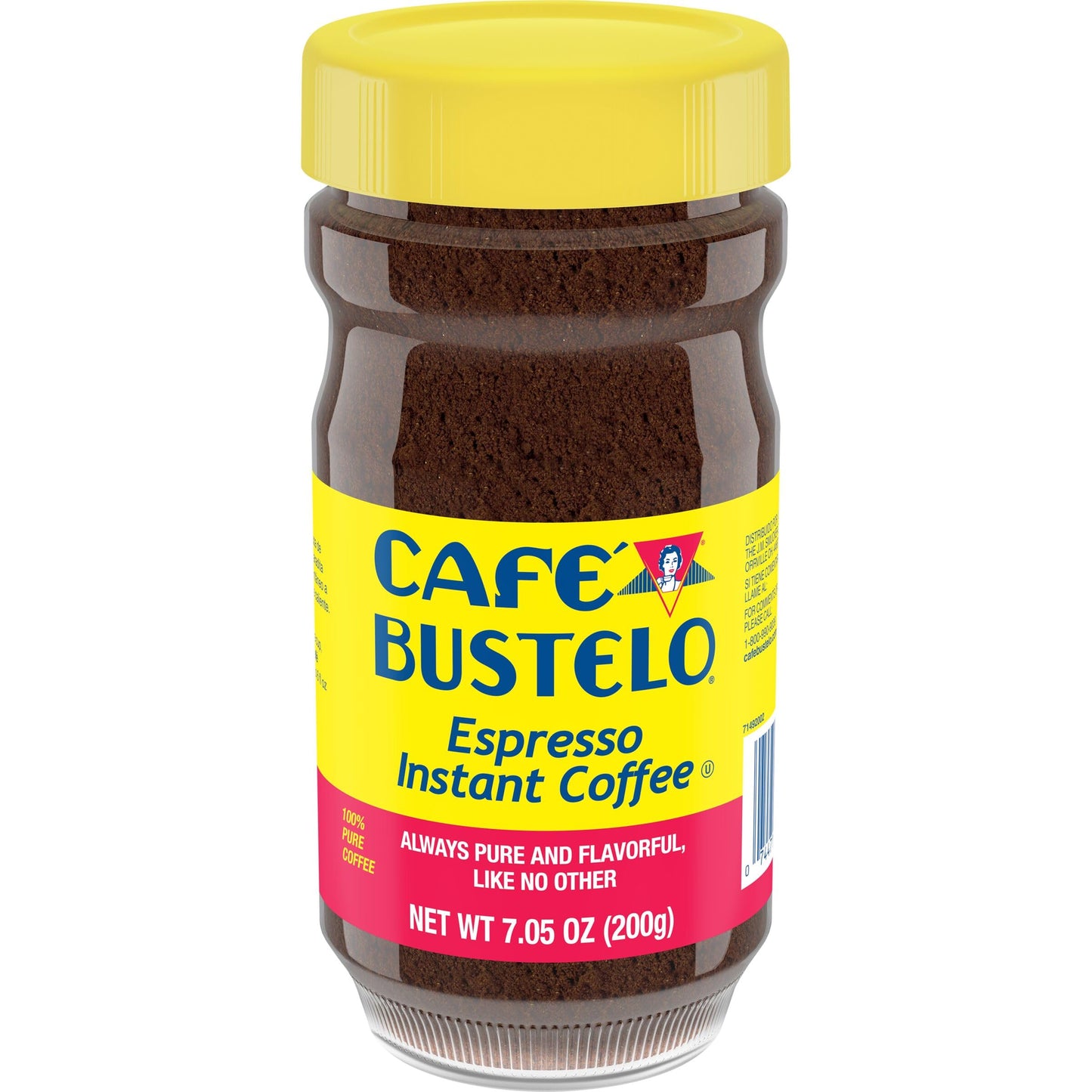 Caf   Bustelo Espresso Style Dark Roast Instant Coffee, 7.05 Ounces
