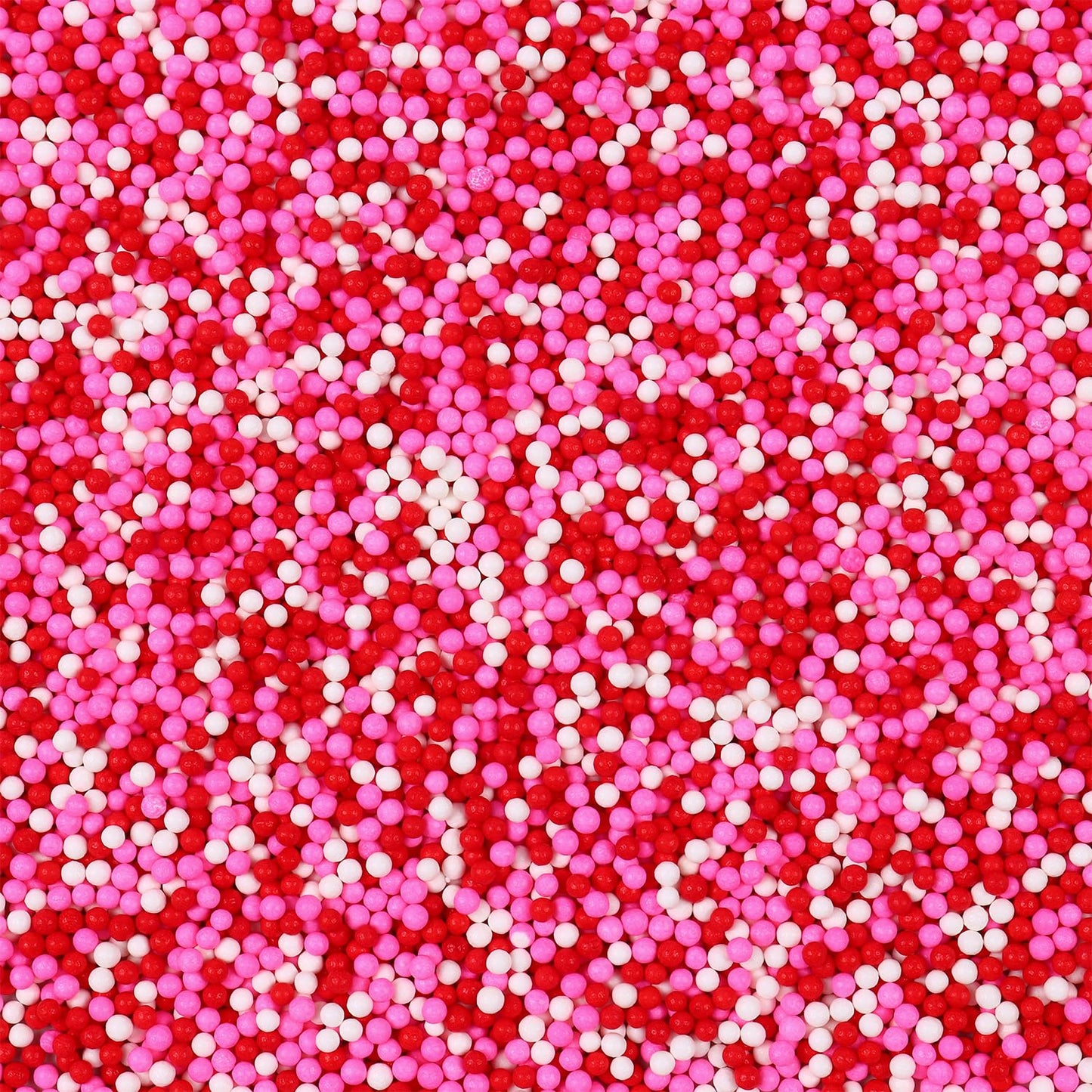 Valentine Sprinkles For Cake Decorating 7 Ounce Edible Pink White And Red Nonpareils Sprinkles For Cookies Ice Cream Cupcake Topper Perfect For Wedding