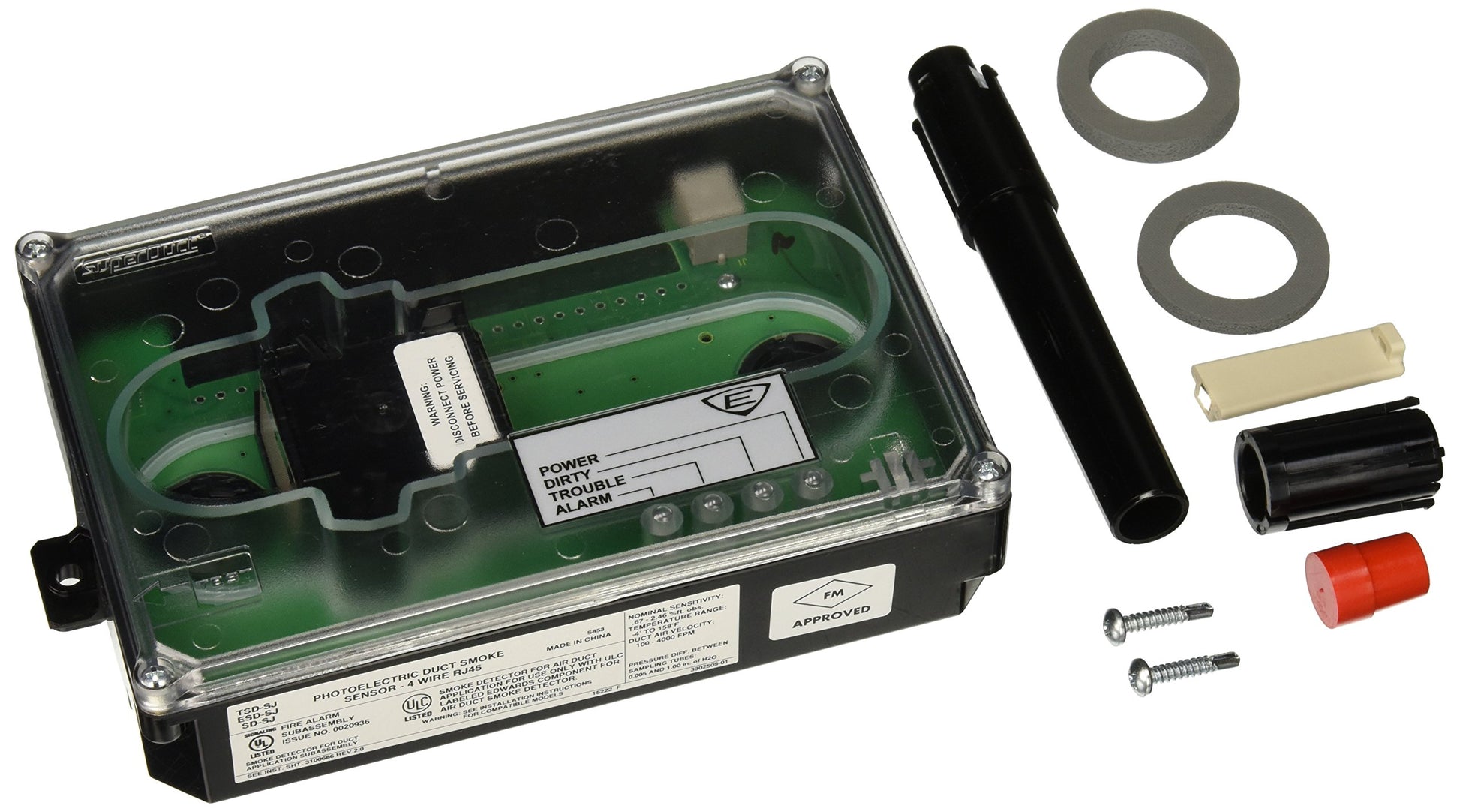 Edwards-Signaling Duct Detector, 4-Wire, Sd-Sj