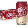 Dr Pepper Crème Soda, 12 Fl Oz (Pack of 12), Refreshing Soft Drink