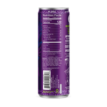Sambazon Organic Sparkling large online retailer Energy Drink, Acai Berry, 12 Fl Oz (Pack of 12), Vegan, Non-GMO, Kosher, Purple