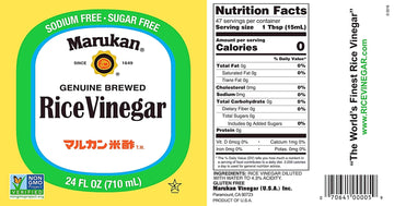 Marukan Genuine Brewed Rice Vinegar, 24 oz