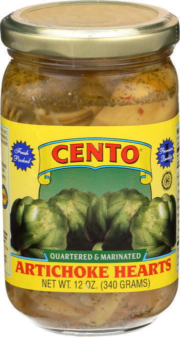 Cento Foods (Alanric) Artichokes, Marinated, 12-Ounce