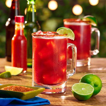 Clamato Picante Tomato Cocktail, Spicy Flavor, 32 fl oz bottle, Pack of 12