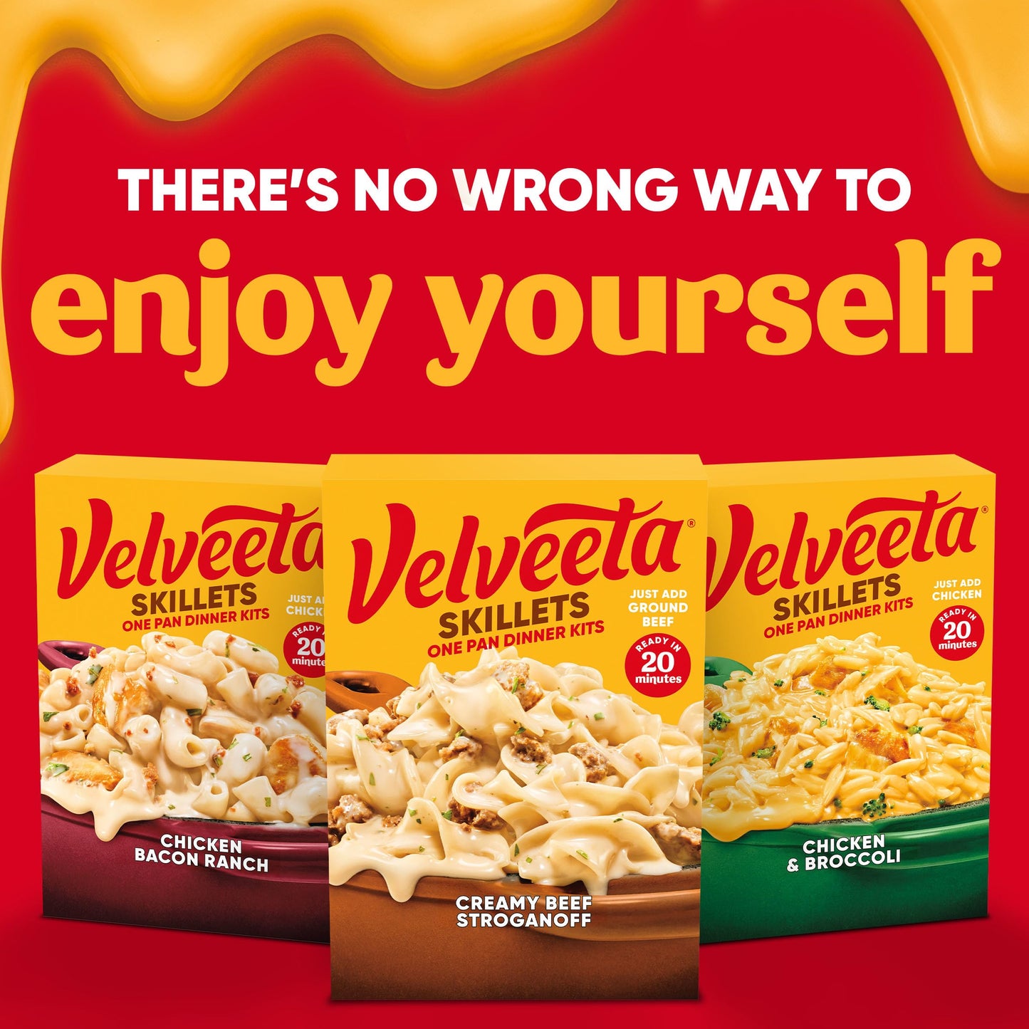 Velveeta Skillets Creamy Beef Stroganoff One Pan Dinner Kit with Cheese Sauce (Pasta & Seasonings, 11.6 oz Box)