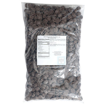 Dark Chocolate Melting Wafers, 5 Pound Bulk Bag, Chocolate, Melting Chocolate Candy Discs For Baking, Dipping, Decorating, Bulk