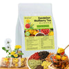 Dandelion Wolfberry Tea, 12 Pcs Natural Kidney & Liver Detox Tea, 8 Chinese Herbal Ingredients Blend, Dandelion Wolfberry Organi