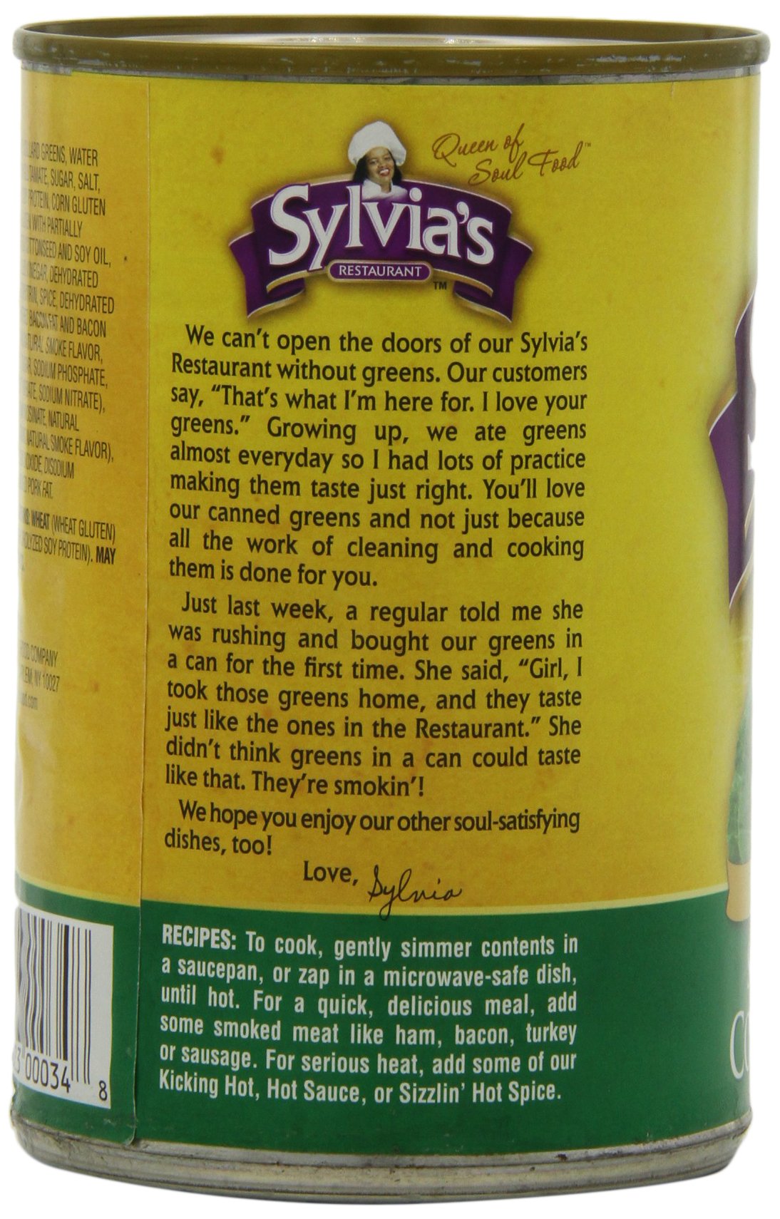 Sylvias Collard Greens, 14.5 Ounce (Pack of 2), Model B87119