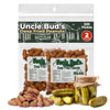 Uncle BudS Dill Pickle Deep Fried Peanuts In Shell (2-Pack) | Top-Grade Shelled Peanuts With High Protein & Bold Crunchy Flavor | Ideal Snacks For Gatherings Camping & Roadtrips | Heathy Nuts In Shell