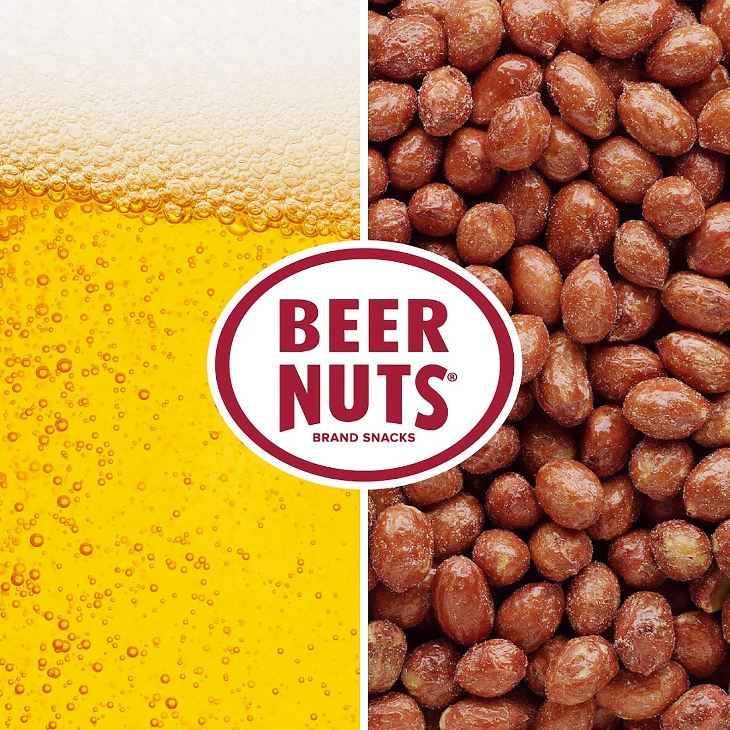 Malt-Inspired Nuts Original Peanuts - Sweet & Salty Bar Nuts - Gluten Free, Kosher, Low Sodium Peanut Snacks Made In The Usa - 46Oz Resealable Bag (Pack Of 2)