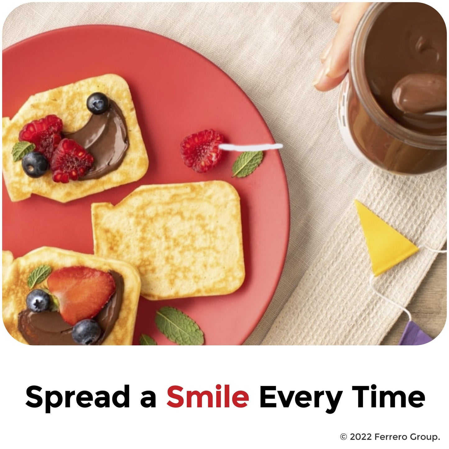 Nutella Chocolate Hazelnut Spread, 13 oz Jar, 5 Pack