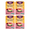 Yogi Tea Soothing Rose Hibiscus Skin Detox Tea - 16 Tea Bags Per Pack (4 Packs) - Organic Detox Tea To Support Skin Health - Inc
