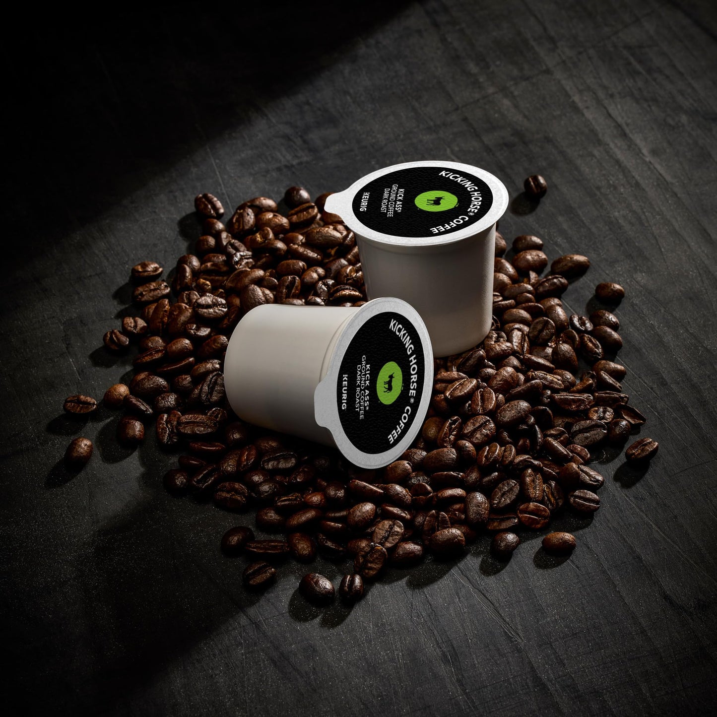 Kicking Horse Coffee Kick Ass Dark Roast K-Cup Pods, 10 Count Box