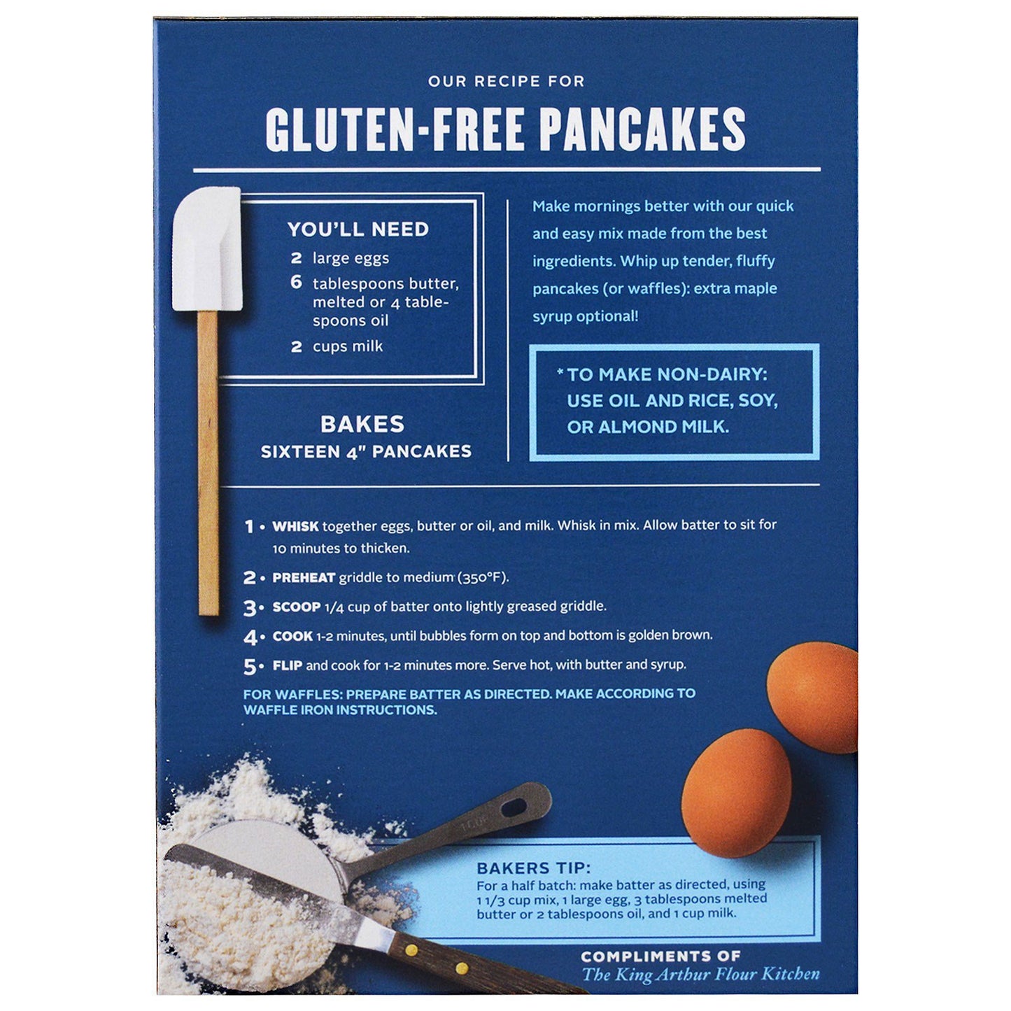 King Arthur Baking Company Classic Pancake Mix, Gluten Free, 15 oz (425 g)