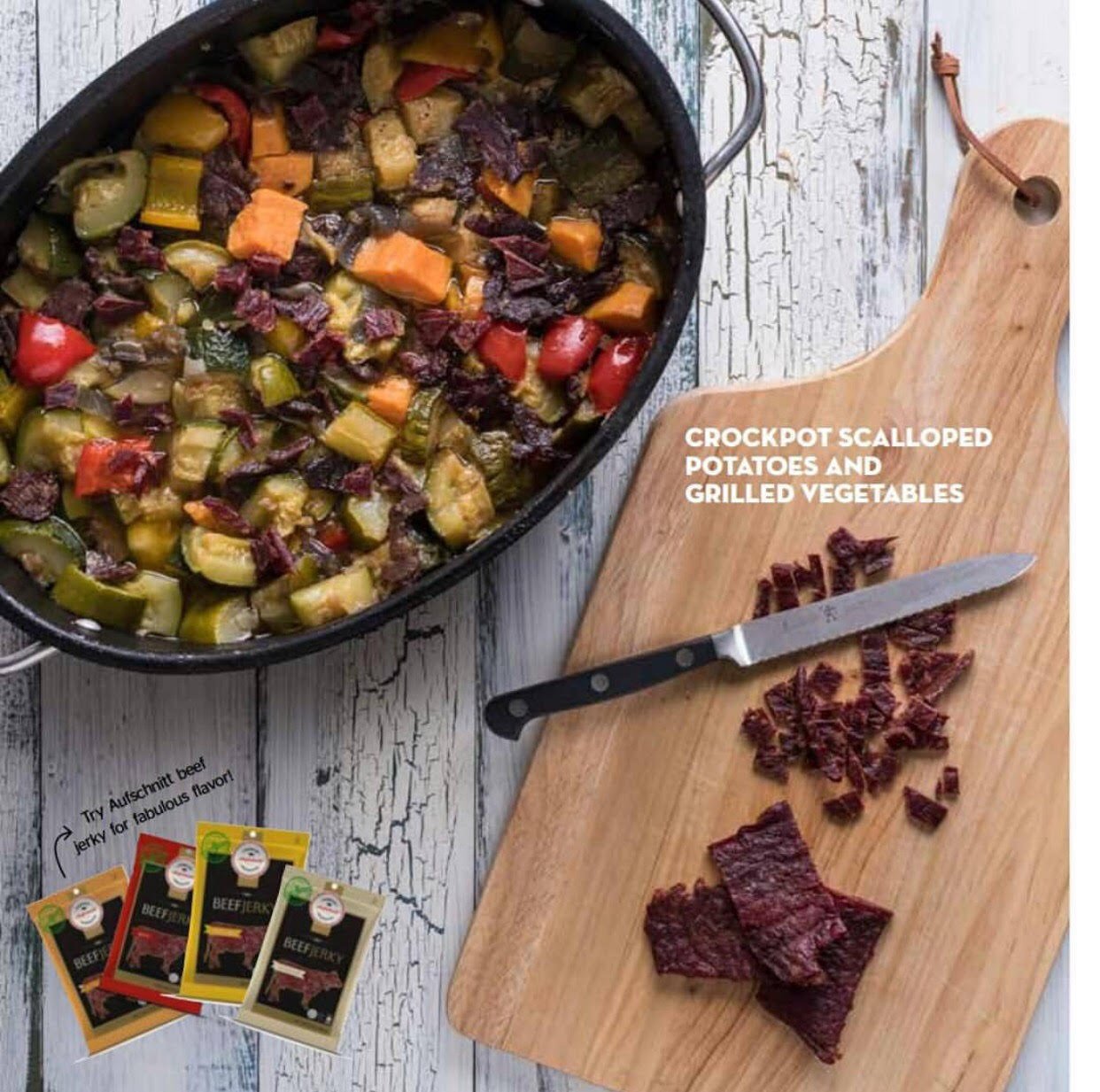 Aufschnitt Beef Jerky - Barbecue - 2 Pack (2 Oz Each) - Kosher, Glatt, Star-K Certification, Gluten Free, All Natural, No Nitrit