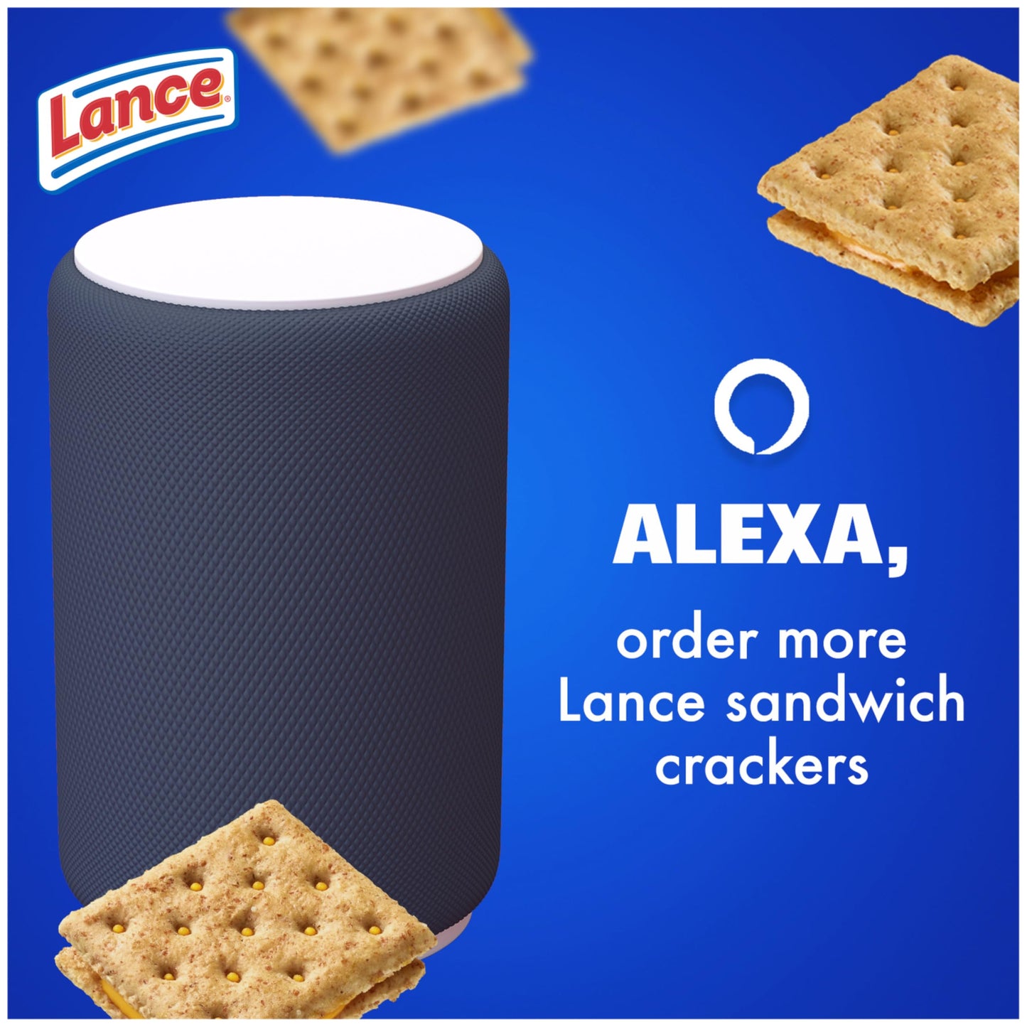 Lance Sandwich Crackers, Made with Whole Grain Crackers, Cheddar Cheese, 10 Packs, 6 Sandwiches Each
