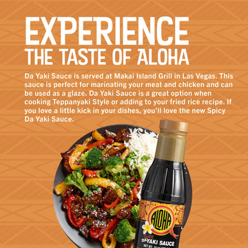 ALOHA Spicy Da Yaki Sauce - Sweet Heat Marinade or Glaze - 30 oz Bottle