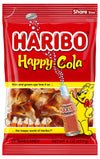 HARIBO Gummi Candy, Happy-Cola Gummy Candy Soda Bottles, 8 Ounce Value Bag, Delicious Soft & Chewy Sweet Snacks, Classic Cola Fl
