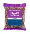 Pecan Nation Maple Flavored Roasted Sweet Pecan Pieces, 16 oz, Non-GMO, Healthy Snack, 2 Pack, Brown