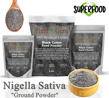 Black Cumin Seed Powder Ground 4 Oz. - Nigella Sativa - Kalonji 100% Pure Natural Herb Spice.