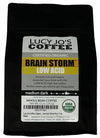 Lucy Jo'S Coffee, Organic Brainstorm, Low Acid, Medium Dark, Whole Bean 11 Oz