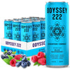Odyssey 222 Energy Drink Pre Workout 222Mg Energy Blend Clean Energy Drinks L Theanine Lions Mane Cordyceps & Green Tea For Energy Focus & Mood Boost Low Calorie Blue Raspberry 12 Fl Oz 12 Pack